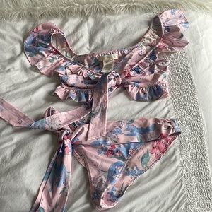 Beautiful Like new Love Shack Fancy Bikini worn 2 times